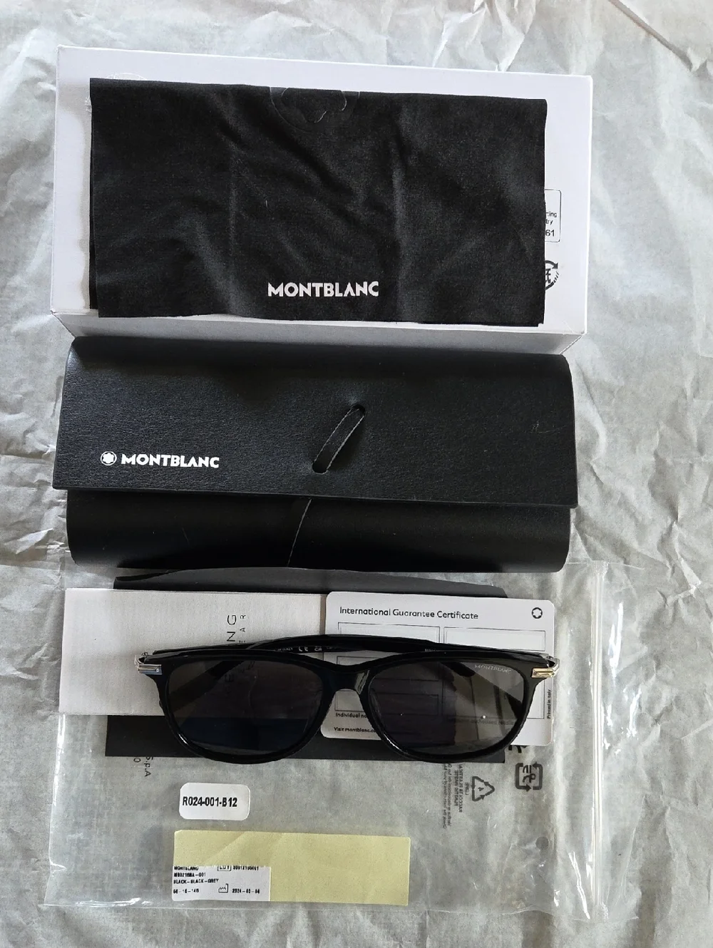 Montblanc Black Sunglasses